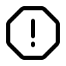 Danger Octagon Warning Sign Free Open-Source SVG Icon