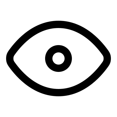 Eye Symbol Free Open-Source SVG Icon (Myna UI Icons)