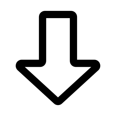 Fat Downward Arrow (Myna UI) Free Open-Source SVG Icon (Myna UI Icons)