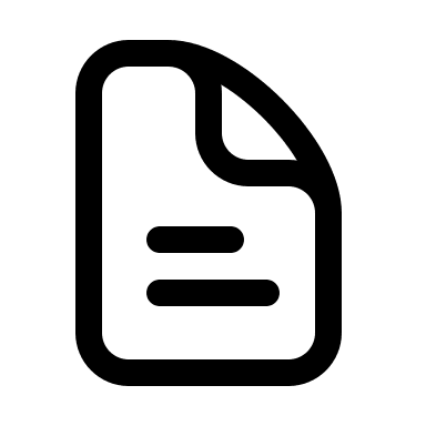 Text File Document Free Open-Source SVG Icon (Myna UI Icons)