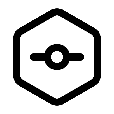 Git Hexagon Logo Free Open-Source SVG Icon (Myna UI Icons)