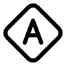 Diamond Letter A Free Open-Source SVG Icon