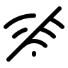 WiFi Disabled Signal Free Open-Source SVG Icon