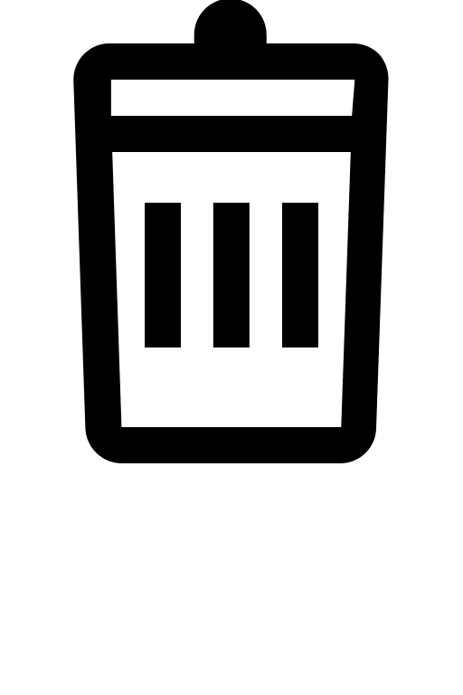 Trash Bin (Nimbus) Free Open-Source SVG Icon (Nimbus)