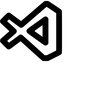 Visual Studio Code Version 16 Free Open-Source SVG Icon (Nonicons)
