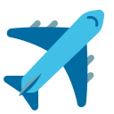 Airplane (Noto Emoji) Free Open-Source SVG Icon