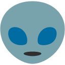 Alien Character (Noto Emoji) Free Open-Source SVG Icon