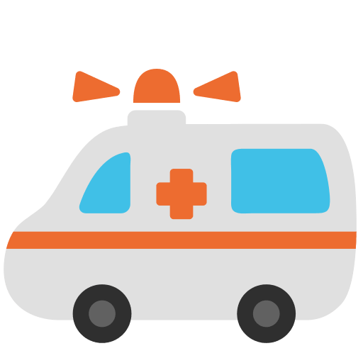 Ambulance Vehicle (Noto Emoji) Free Open-Source SVG Icon (Noto Emoji (v1))