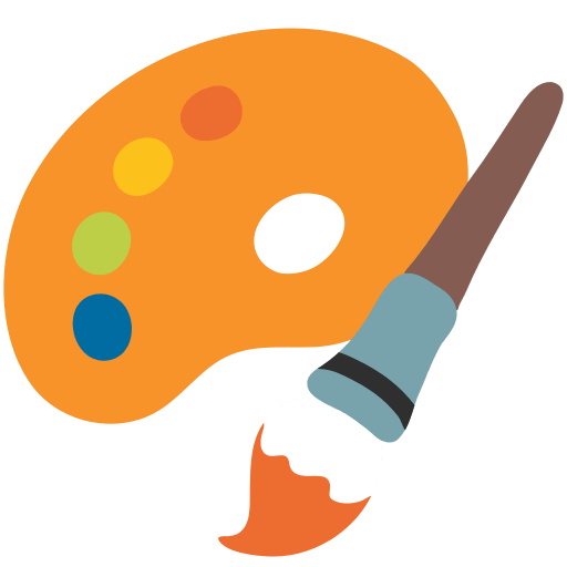 Artist Palette Free Open-Source SVG Icon (Noto Emoji (v1))