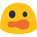 Astonished Face Emoji Free Open-Source SVG Icon