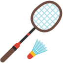 Badminton Sport Equipment (Noto Emoji) Free Open-Source SVG Icon