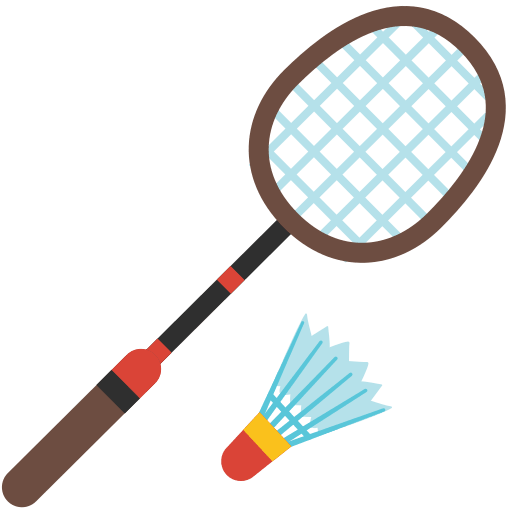 Badminton Sport Equipment (Noto Emoji) Free Open-Source SVG Icon (Noto Emoji (v1))