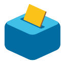 Ballot Box with Ballot (Noto Emoji) Free Open-Source SVG Icon