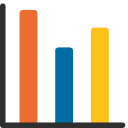 Bar Chart Diagram Free Open-Source SVG Icon