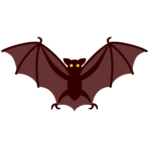 Bat Emoji (Noto Emoji) Free Open-Source SVG Icon (Noto Emoji (v1))