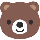 Bear (Noto Emoji) Free Open-Source SVG Icon