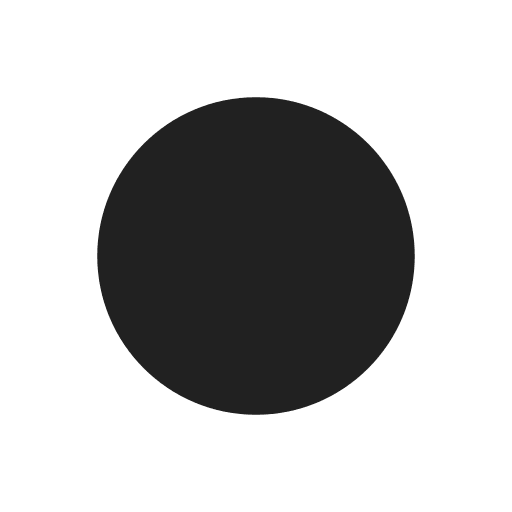 Black Circle Symbol Free Open-Source SVG Icon (Noto Emoji (v1))