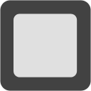 Black Square Button (Noto Emoji) Free Open-Source SVG Icon