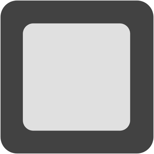 Black Square Button (Noto Emoji) Free Open-Source SVG Icon (Noto Emoji (v1))