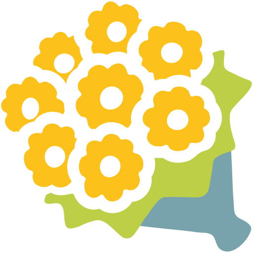 Bouquet of Flowers Free Open-Source SVG Icon (Noto Emoji (v1))