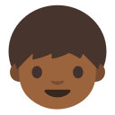 Medium Dark Skin Tone Boy Emoji Free Open-Source SVG Icon