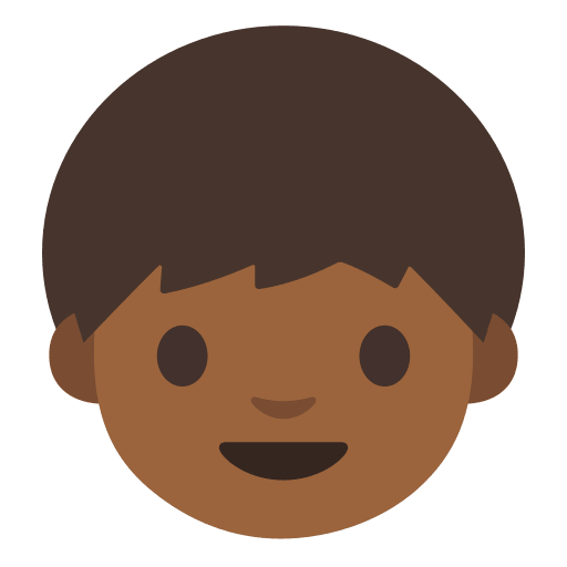 Medium Dark Skin Tone Boy Emoji Free Open-Source SVG Icon (Noto Emoji (v1))