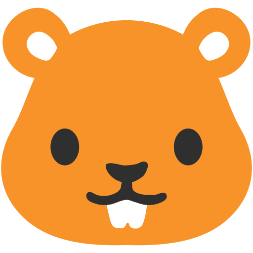 Hamster (Noto Emoji) Free Open-Source SVG Icon (Noto Emoji (v1))