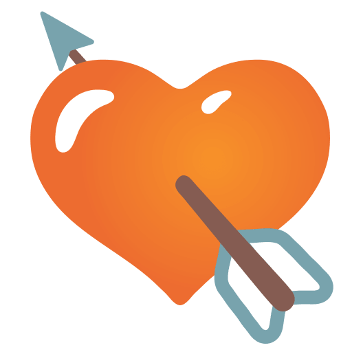 Heart With Arrow Free Open-Source SVG Icon (Noto Emoji (v1))