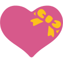 Heart With Ribbon (Noto Emoji) Free Open-Source SVG Icon