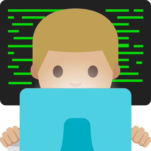 Medium Light Skin Tone Male Technologist (Noto Emoji) Free Open-Source SVG Icon (Noto Emoji (v1))