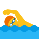 Swimming Person (Noto Emoji) Free Open-Source SVG Icon