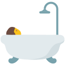 Person Taking a Bath Free Open-Source SVG Icon