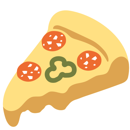 Pizza Slice Emoji Free Open-Source SVG Icon (Noto Emoji (v1))