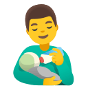 Man Feeding Baby Free Open-Source SVG Icon