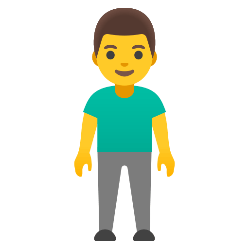 Standing Man Free Open-Source SVG Icon (Noto Emoji)