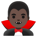 Dark-Skinned Male Vampire (Noto Emoji) Free Open-Source SVG Icon