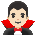 Light Skin Tone Male Vampire Free Open-Source SVG Icon