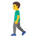 Walking Man (Noto Emoji) Free Open-Source SVG Icon