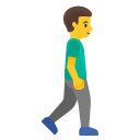 Man Walking Facing Right (Noto Emoji) Free Open-Source SVG Icon