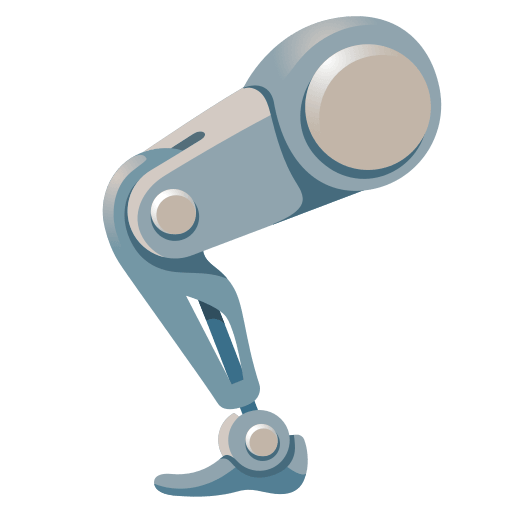 Mechanical Leg Prosthesis Free Open-Source SVG Icon (Noto Emoji)