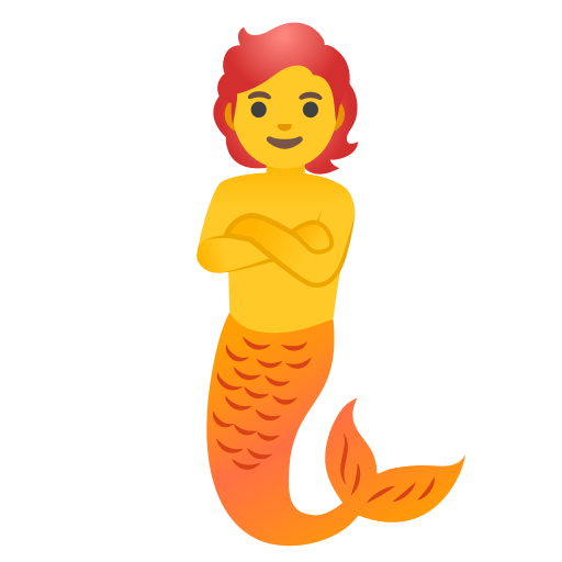 Merperson Character Free Open-Source SVG Icon (Noto Emoji)