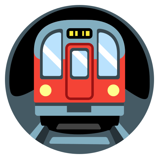 Metro Transportation System Free Open-Source SVG Icon (Noto Emoji)