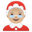 Mrs. Claus with Medium Light Skin Tone (Noto Emoji) Free Open-Source SVG Icon