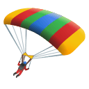 Parachute Emoji Free Open-Source SVG Icon