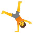 Person Cartwheeling (Noto Emoji) Free Open-Source SVG Icon