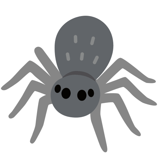 Spider Emoji Free Open-Source SVG Icon (Noto Emoji)