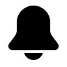 Filled Bell Notification (24px) Free Open-Source SVG Icon