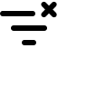 Remove Filter Option (16) Free Open-Source SVG Icon
