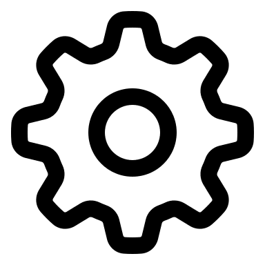 24-Pixel Gear Symbol (Octicons) Free Open-Source SVG Icon (Octicons)