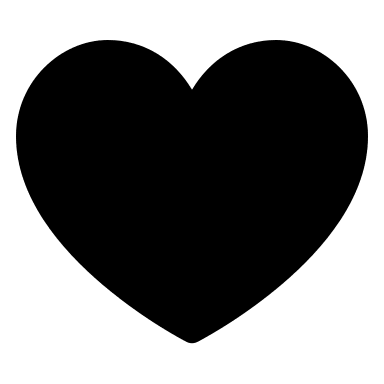 Filled Heart Symbol (24px) Free Open-Source SVG Icon (Octicons)